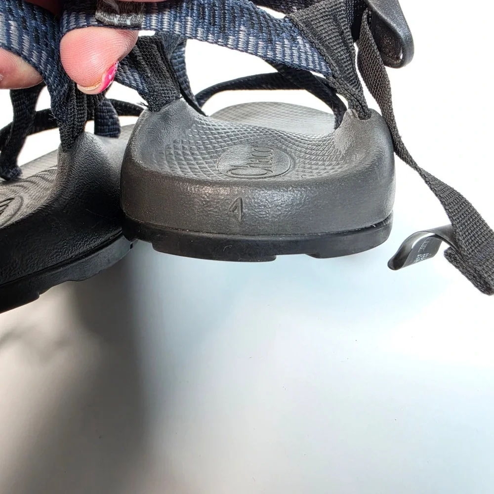 Chaco Z/1 EcoTread Sandals Kids 4 Amp Navy Strappy Outdoor Hiking